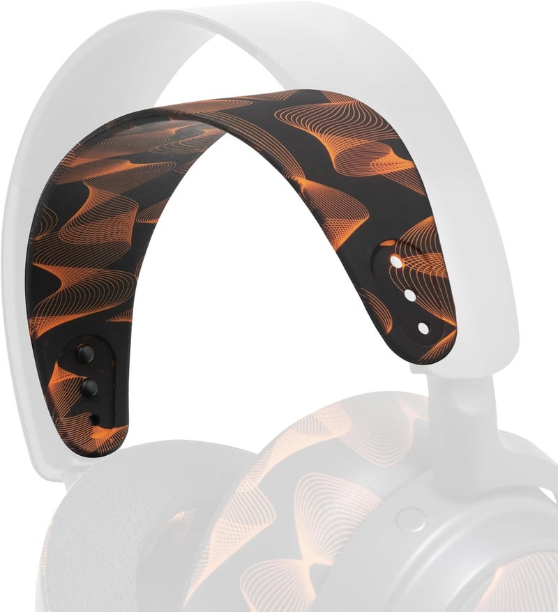 WC HeadbandZ Arctis Nova - Upgraded Silicone Headband for Arctis Nova Headsets by Wicked Cushions - Enhanced Flexibility, Comfort, and Style with Matching Earpad Designs | Kinetic Wave - Image 1